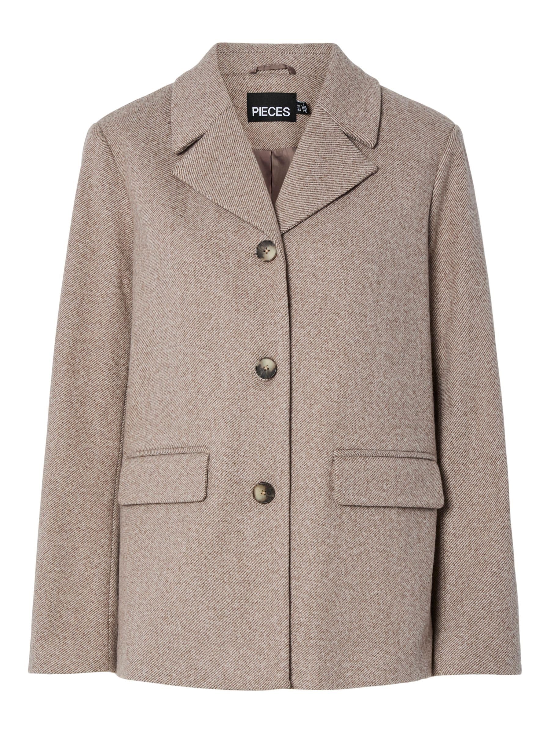 Pieces Pcbianca LS Blazer giacca donna nera taglia M