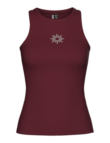 Pieces Pcmay Canotta Boxer Ricamata L Traspirante