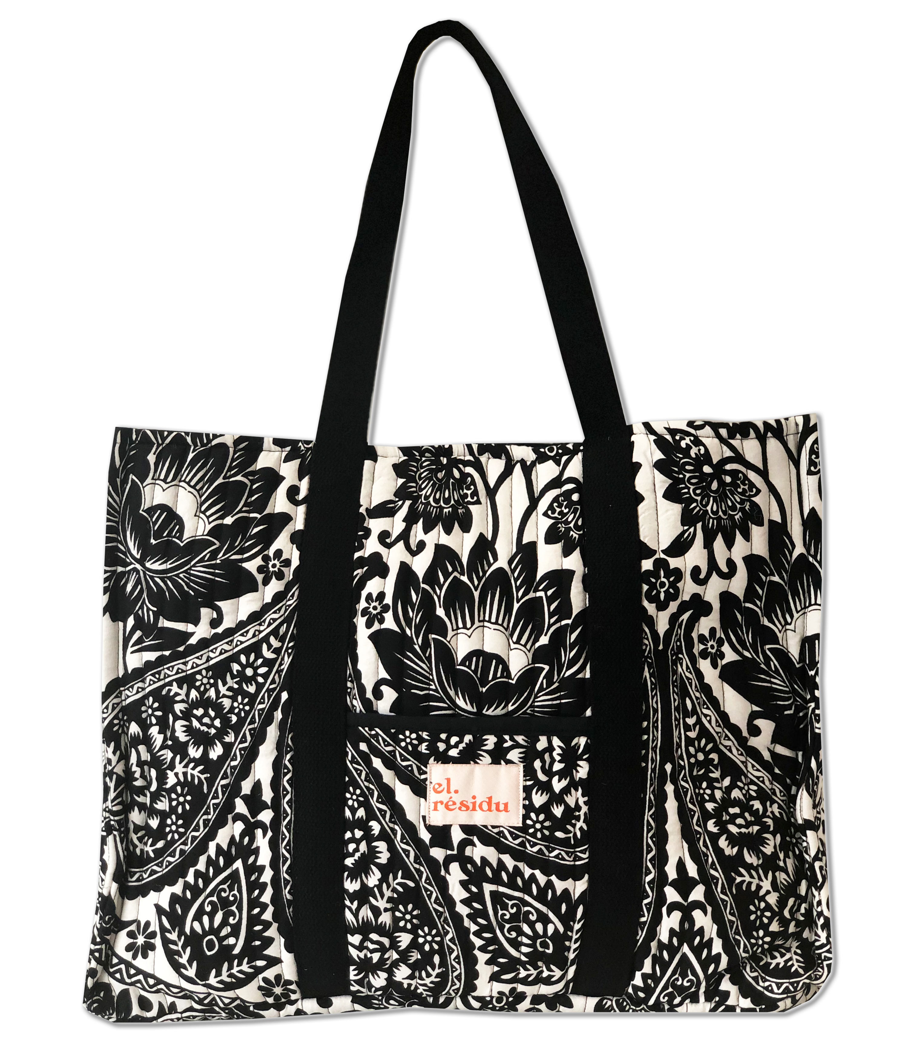 el.residu Rani #7 borsa cotone nera