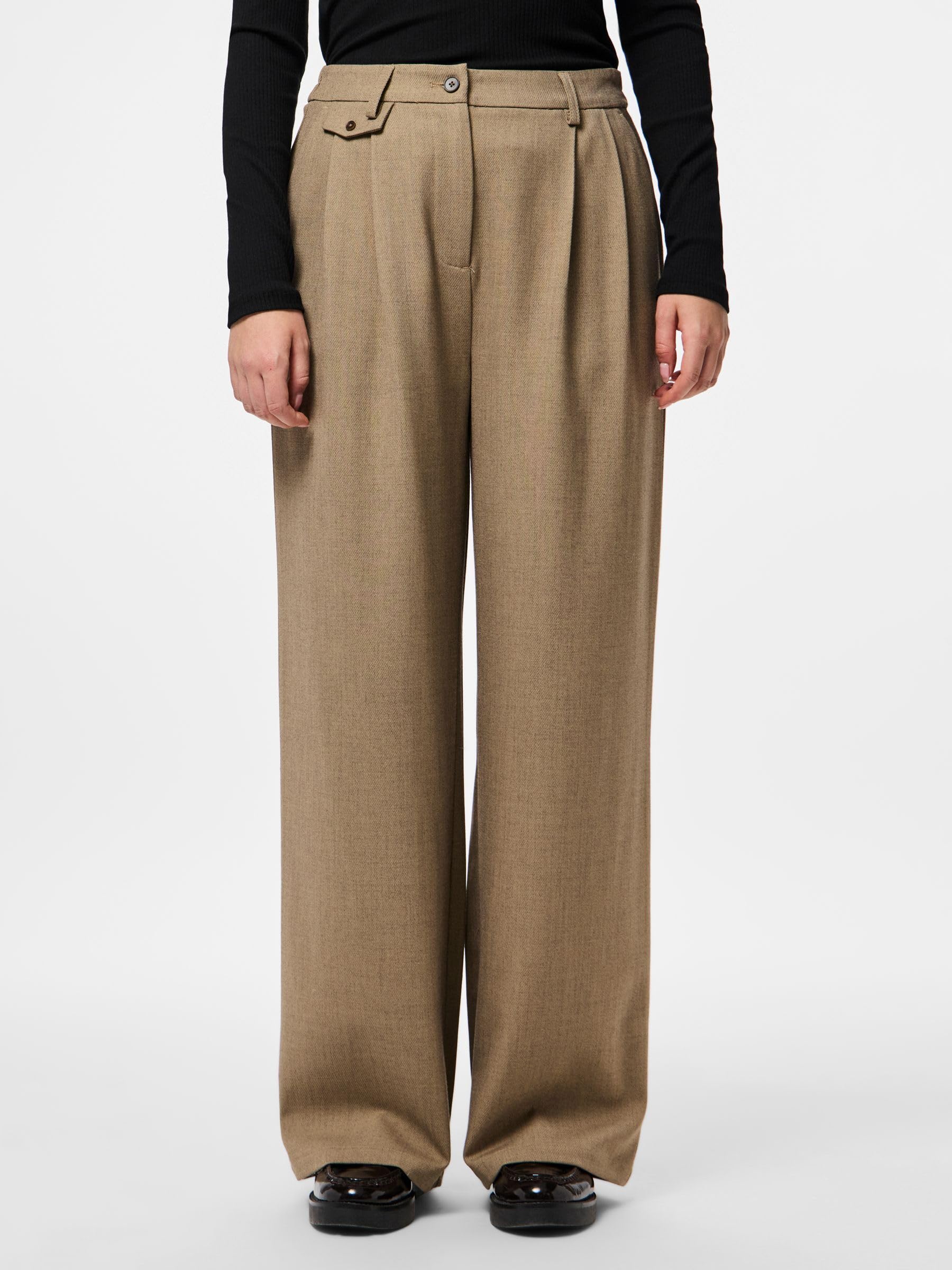 Pieces Pcbubbles HW Pants pantaloni XS vita alta
