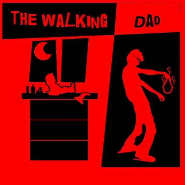 M4U Walking Dad t-shirt cotone unisex stampa digitale