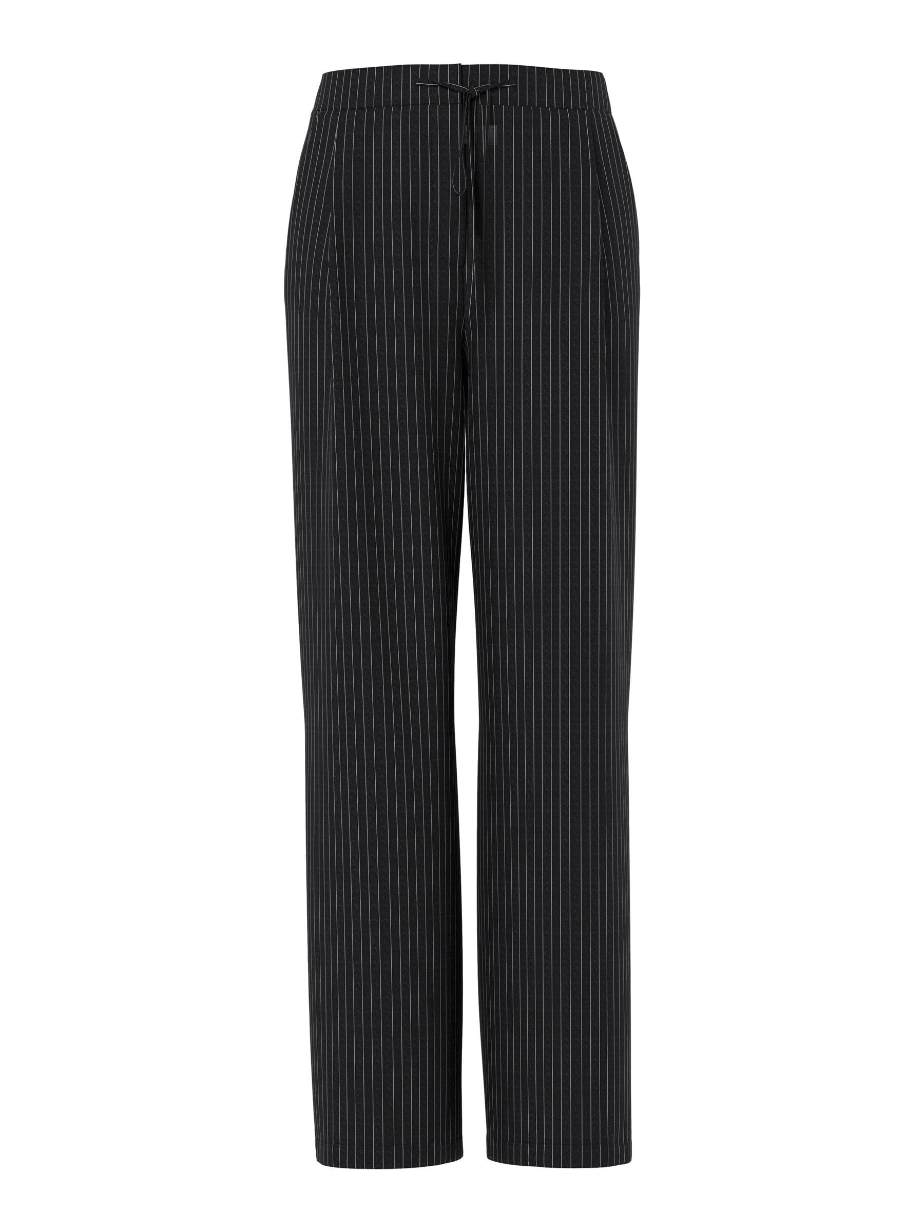 Pieces Pcfalka pantalone gessato wide leg donna