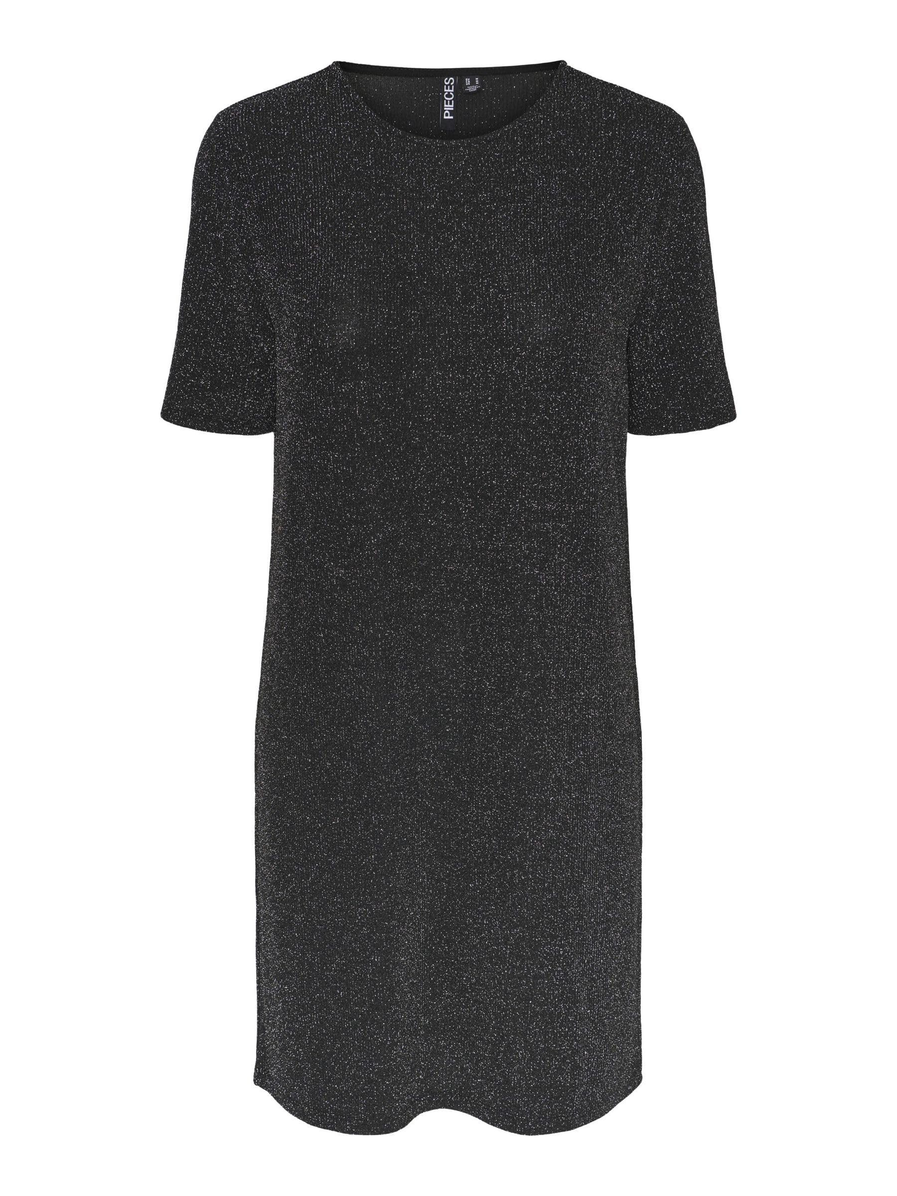 Pieces Pclina Mini Abito Donna Nero XL