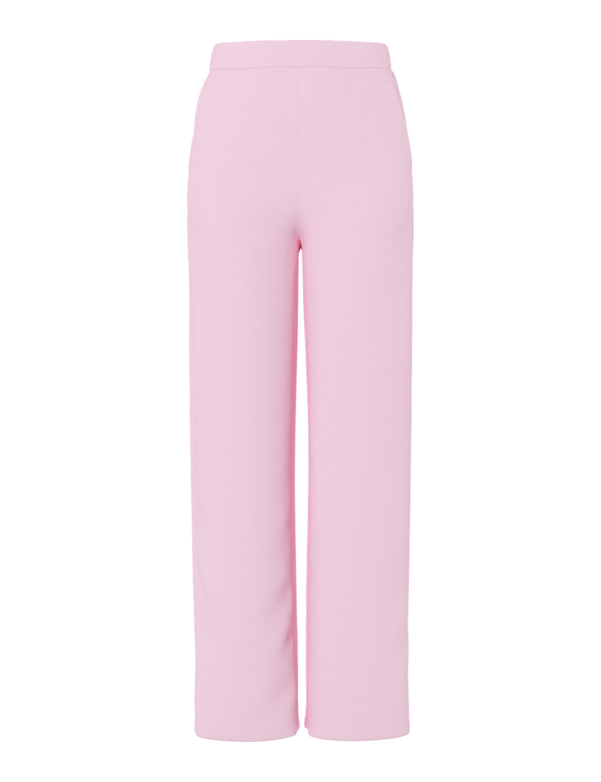 Pieces Pcmichelle Scuba HW Pants pantaloni argento vita alta